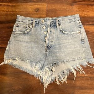 Agolde shorts. So stretchy and cute